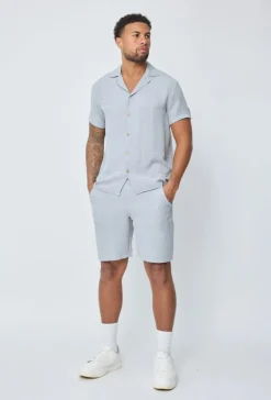 Short léger toile style lin