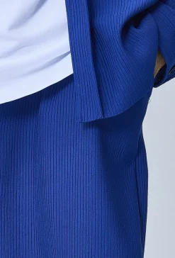 Short plissé oversize