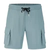 Short uni avec taille élastique