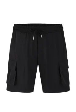 Short uni avec taille élastique