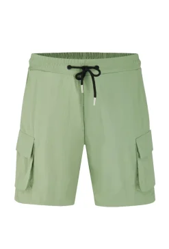 Short uni avec taille élastique