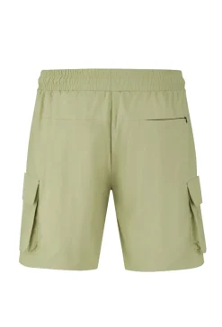 Short uni avec taille élastique