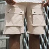 Short uni cargo à poches en sorona