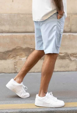 Short uni cargo à poches en sorona