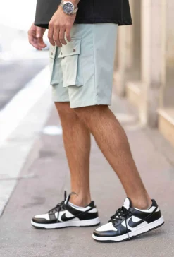 Short uni cargo à poches en sorona