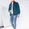 Surchemise avec motif à carreaux