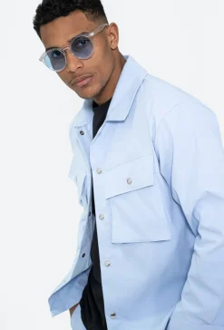 Surchemise tendance manches longues