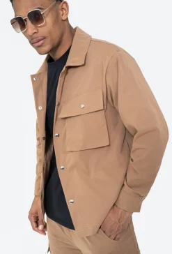 Surchemise tendance manches longues