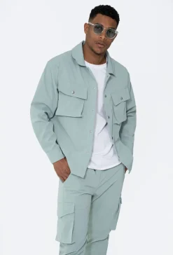 Surchemise tendance manches longues
