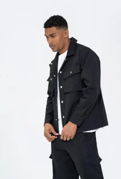 Surchemise tendance manches longues