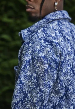 Surchemise toile à imprimé aztèque