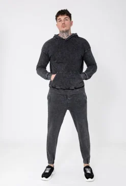 Sweat à capuche délavé