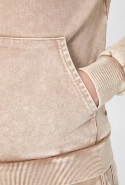 Sweat à capuche délavé