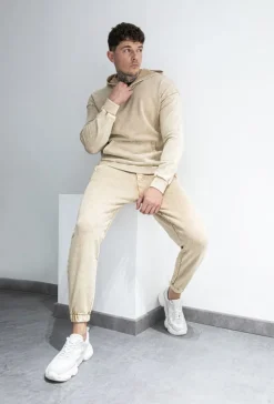 Sweat à capuche délavé