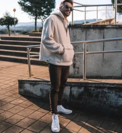 Sweat à capuche polaire zippé
