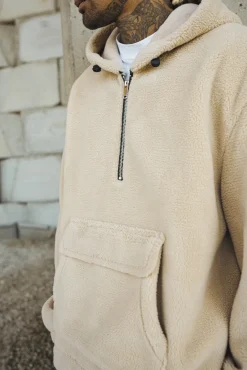 Sweat à capuche polaire zippé