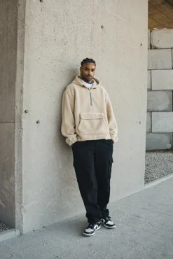 Sweat à capuche polaire zippé
