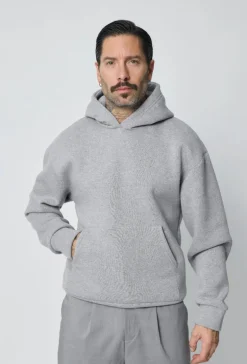 Sweat à capuche uni