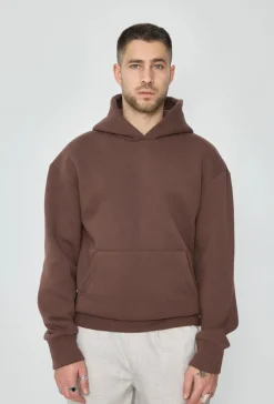 Sweat à capuche uni