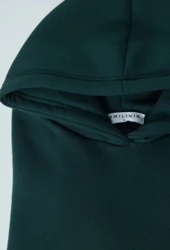 Sweat à capuche uni