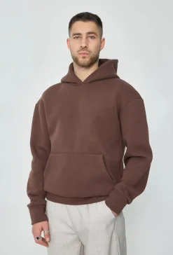 Sweat à capuche uni