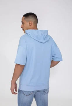 Sweat avec logo et manches courtes