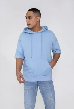 Sweat avec logo et manches courtes