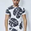 T-shirt à imprimé fleuri