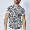 T-shirt à imprimé fleuri