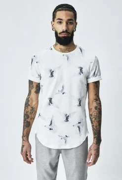T-shirt à imprimé hirondelles