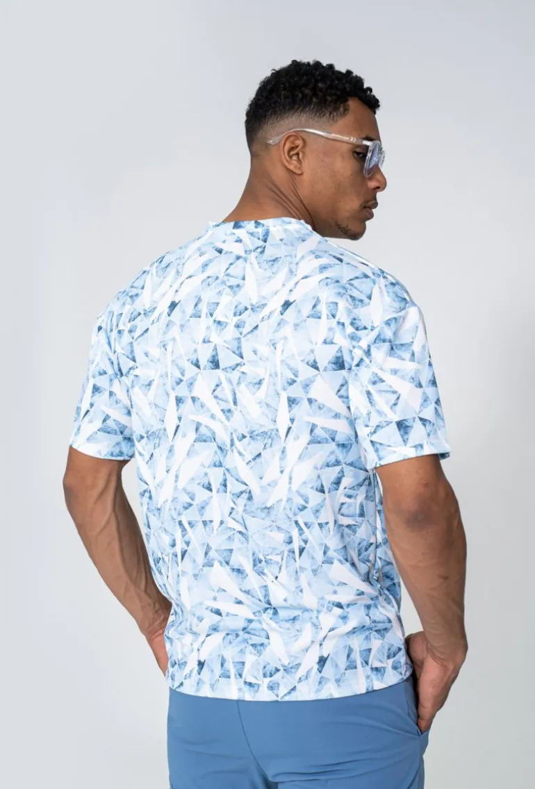 T-shirt à motif abstrait