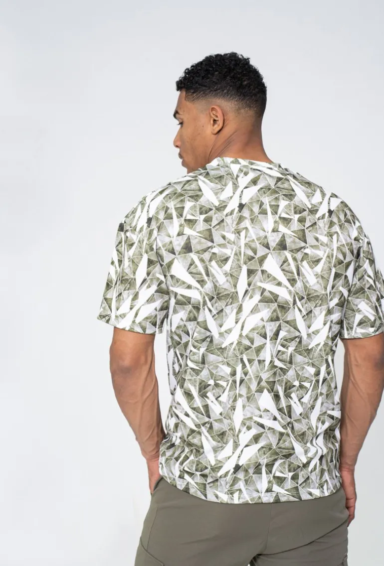 T-shirt à motif abstrait