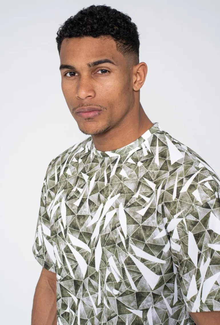 T-shirt à motif abstrait
