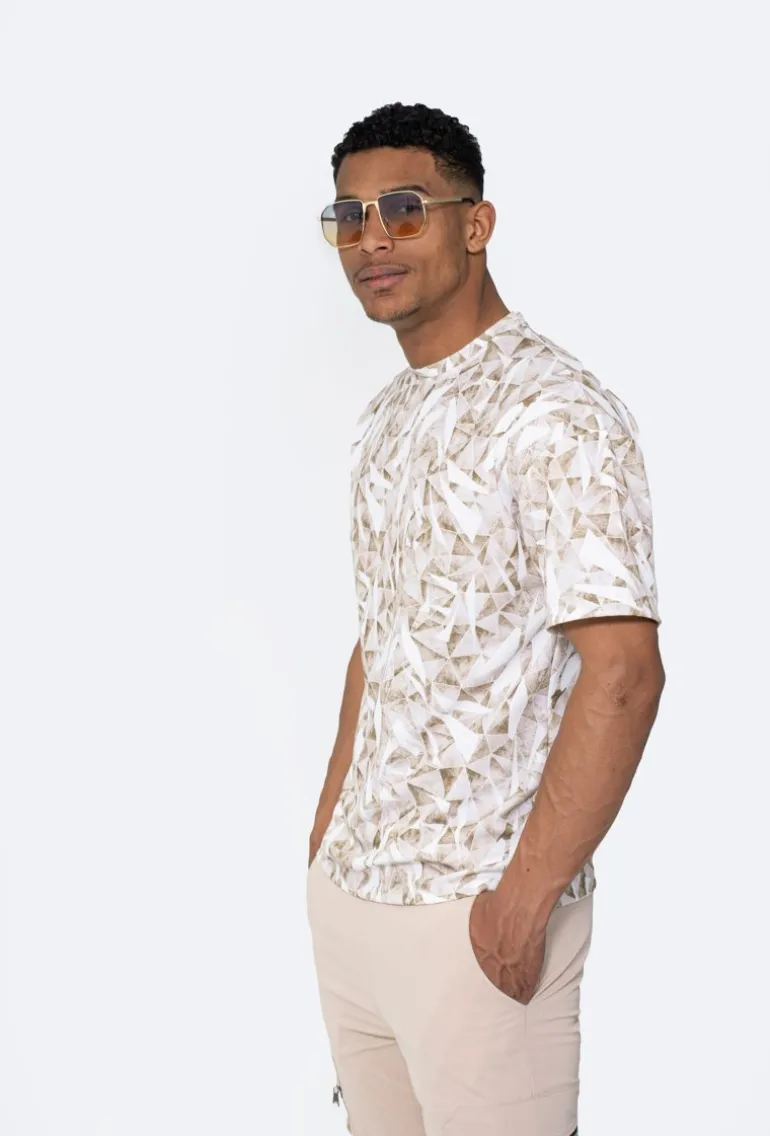 T-shirt à motif abstrait