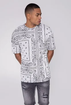 T-shirt à motif bandana