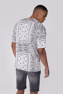 T-shirt à motif bandana