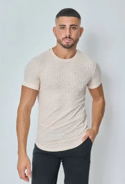 T-shirt à motif baroque