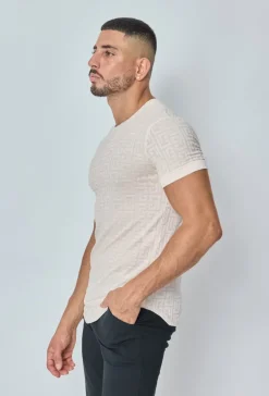 T-shirt à motif baroque