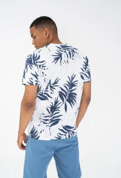 T-shirt à motif fleuri