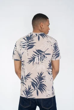 T-shirt à motif fleuri