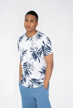 T-shirt à motif fleuri