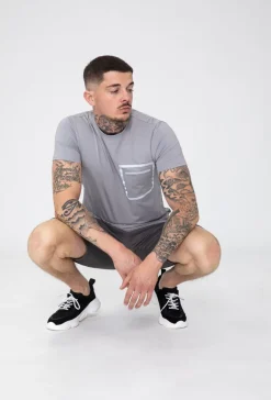 T-shirt à motif réfléchissant