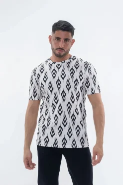 T-shirt à motifs flechés