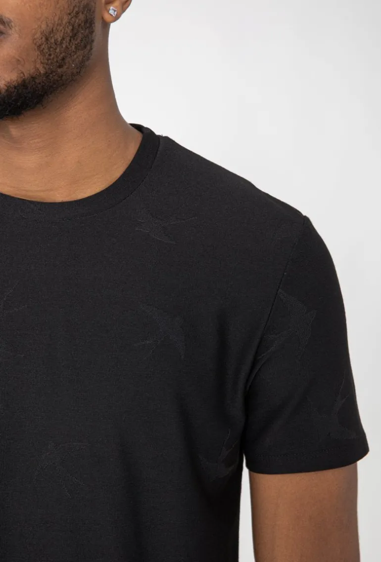 T-shirt à motifs hirondelles