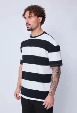 T-shirt à rayures décontracté
