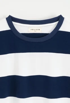 T-shirt à rayures décontracté