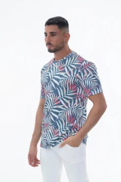T-shirt aux motifs naturels