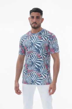 T-shirt aux motifs naturels