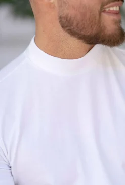 T-shirt basic col montant
