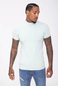 T-shirt basic col montant